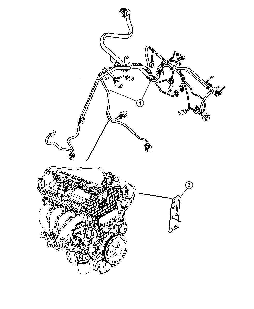 Chrysler Sebring Wiring. Engine - 05148924AB | Mopar Parts Overstock